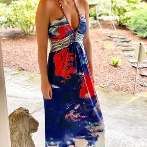 Cynthia Rowley Braided Halter Dress